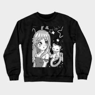 Anime cute girl 1 Crewneck Sweatshirt